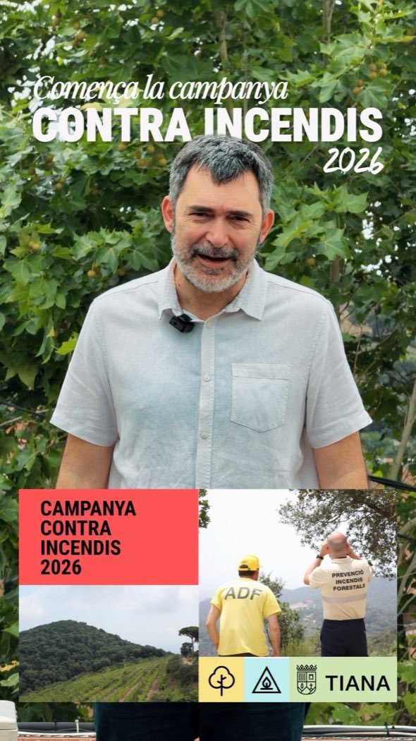 Inici de la campanya de comunicació contra incendis 2026