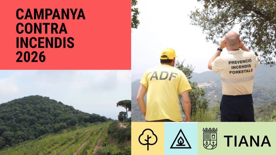 Cartell de la campanya contra incendis forestals 2026